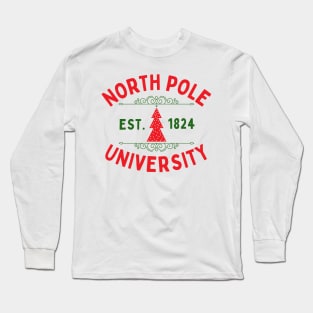 North Pole University Long Sleeve T-Shirt